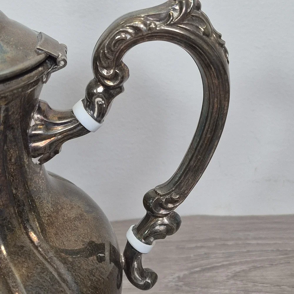 Vintage Towle Grand Duchess Silverplate Teapot Serving Teatime Brunch Bridal
